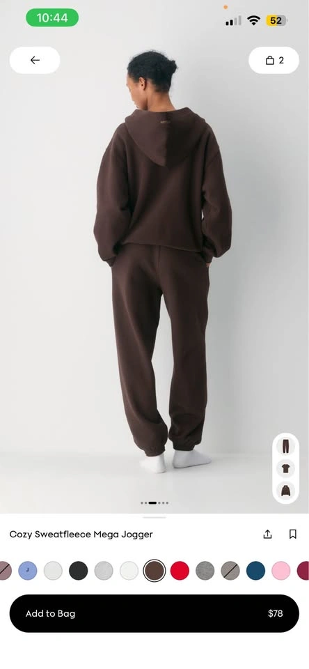 Brown Aritzia Sweatpants - Size XS - photo 2