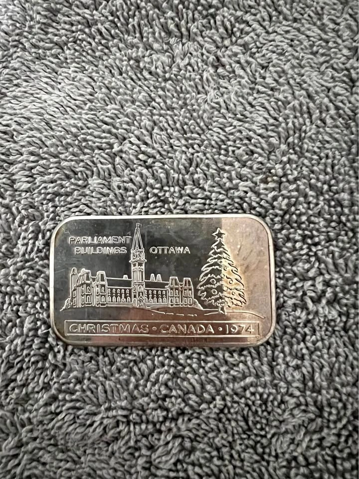 .999 1oz Vintage Silver Bar