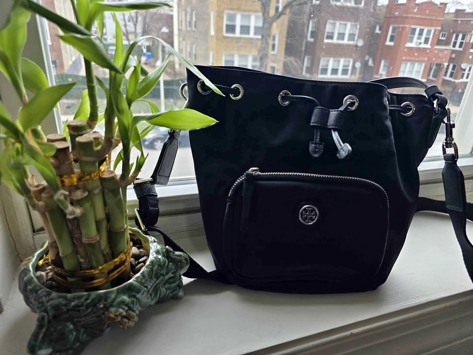 Tory Burch Virginia Nylon Bucket Bag - Original