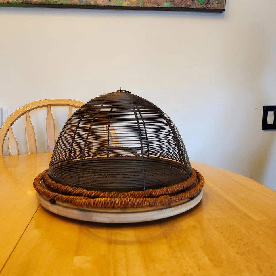 Domed Wire Food Cover With Matching Tray - photo 4