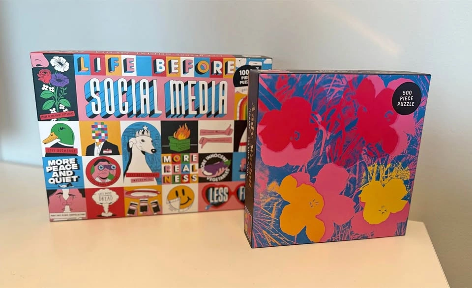 Set of 2 Colorful Puzzles