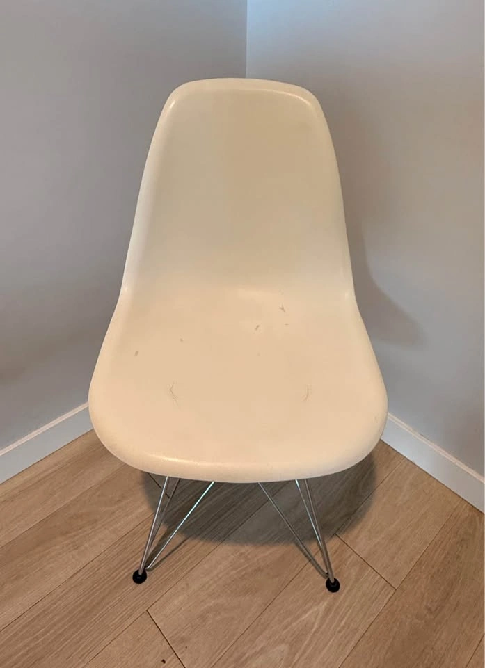 Set of 3 White Dining Chairs - photo 5