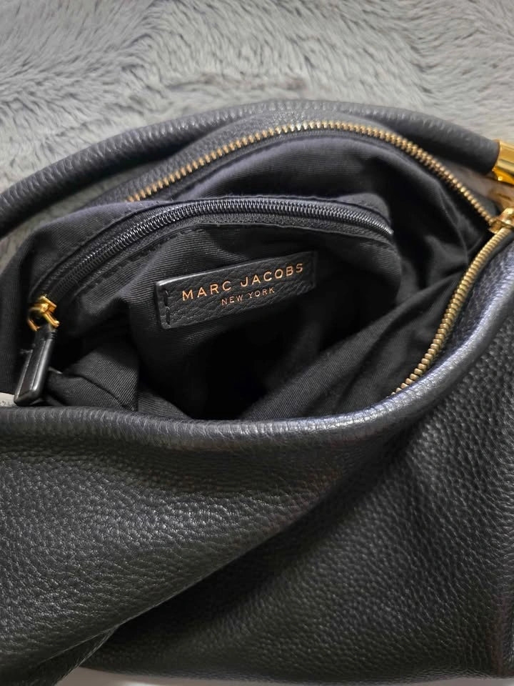 Marc Jacobs Hobo Bag - Piel Negra Original - photo 3