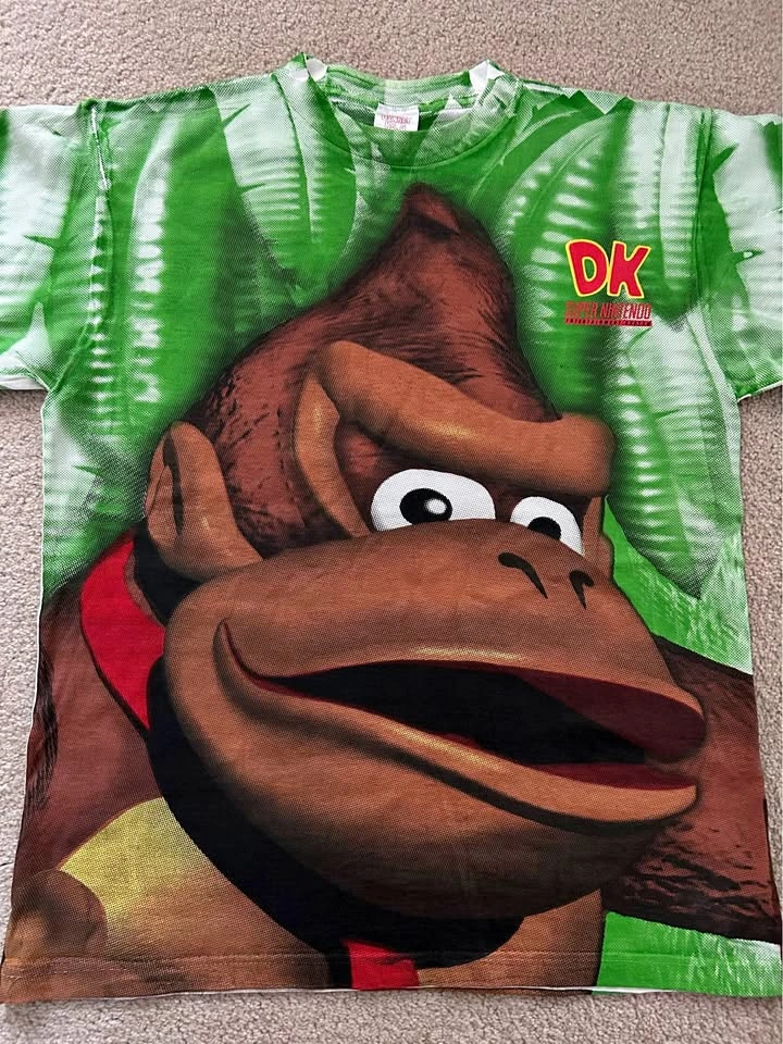 Brand New Authentic Donkey Kong Super Nintendo T-Shirt