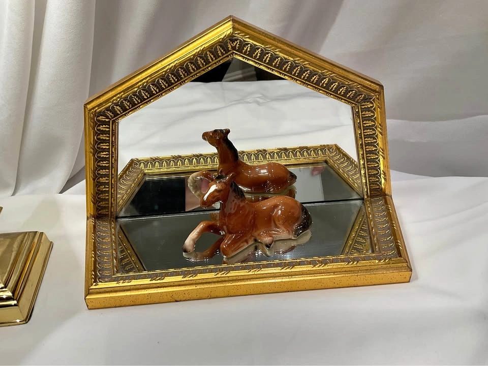 Ornate Shelf Mirrored