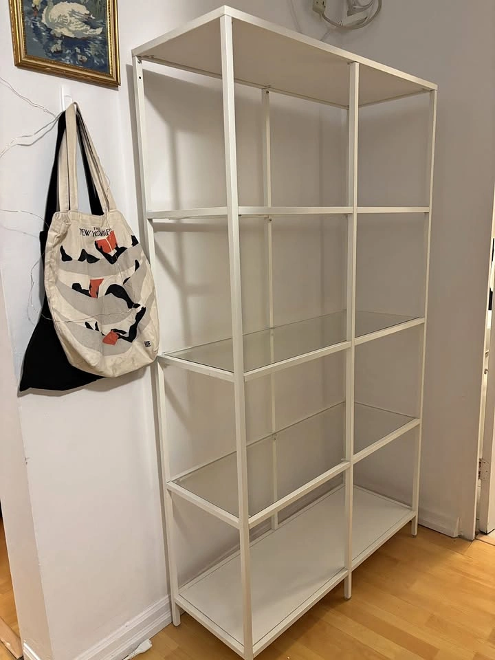 Ikea Glass Shelf Unit