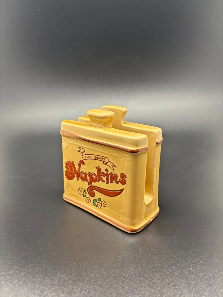 Vintage Ceramic Napkin Holder