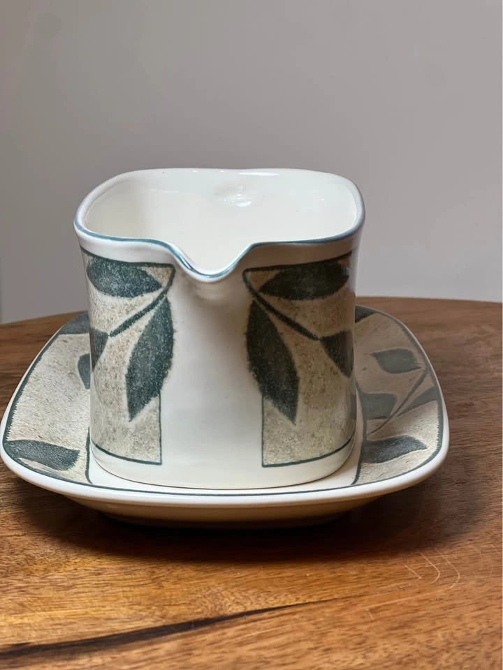 Vintage Mikasa Gravy Boat & Underplate - Nature's Song - photo 5
