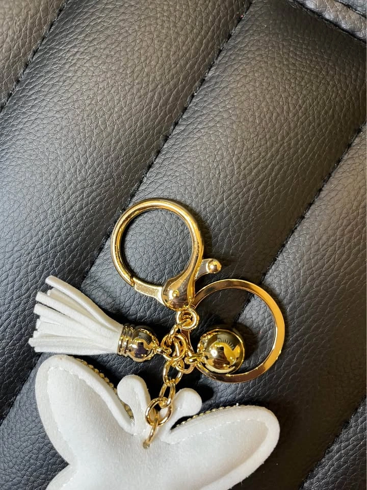 Rhinestone Butterfly Keychain - photo 3