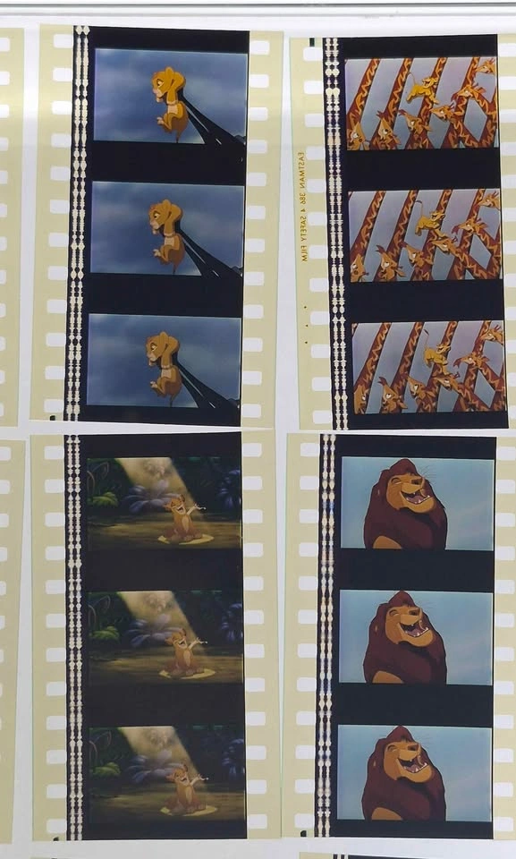 Movie film cells 35mm original The lion king 1993 - photo 4