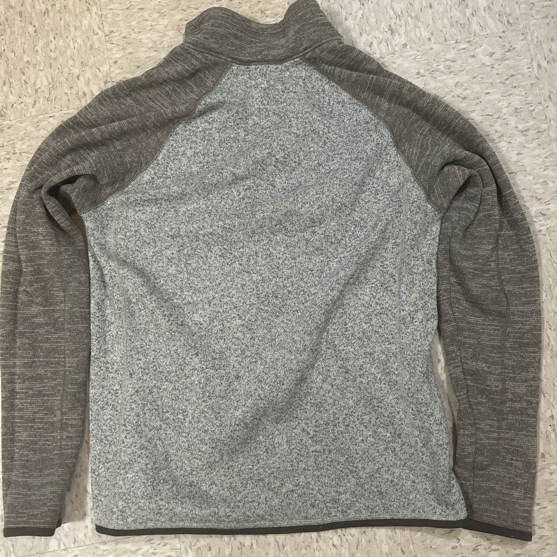 Patagonia Men's Gray Brown Knit 1/4 Zip Pullover M - photo 4