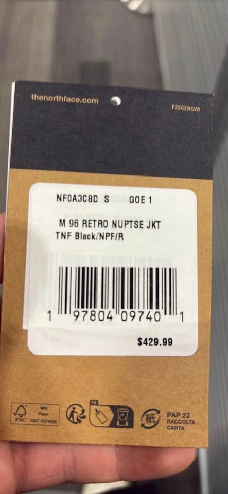 TNF Nuptse Jacket - Men's Small - photo 4