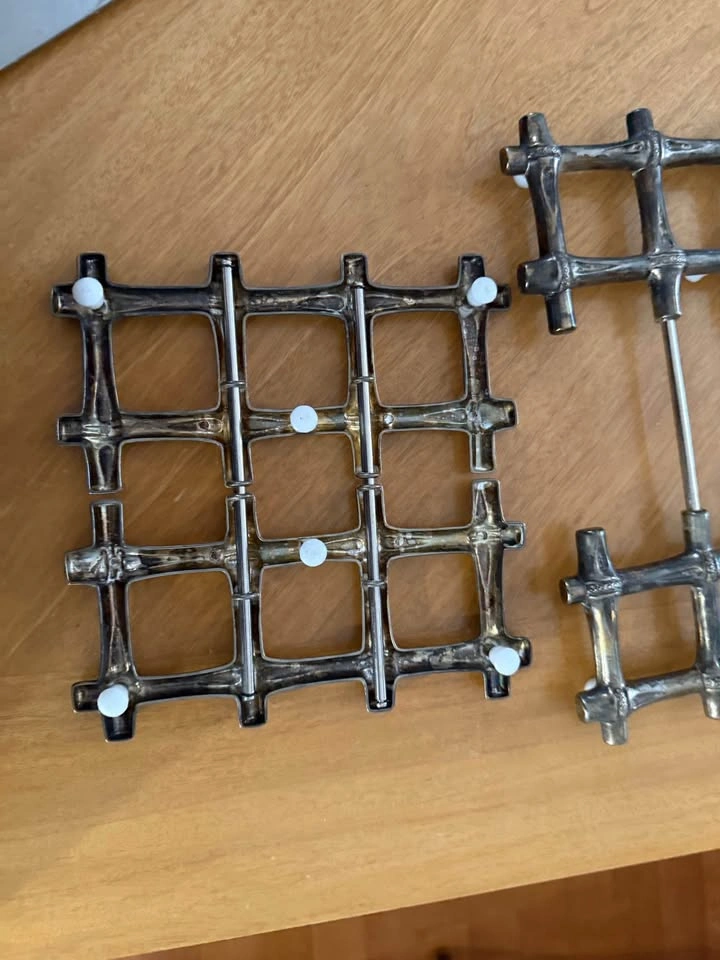 Vintage 1960 Rogers Silver Plate Trivet - photo 3