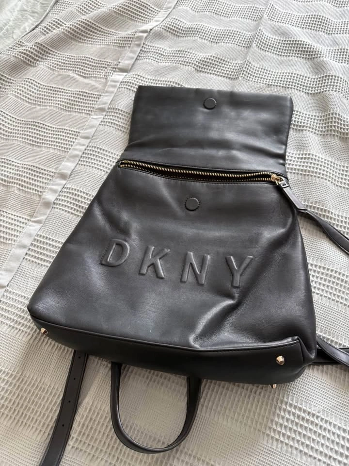 DKNY Leather Backpack - photo 3