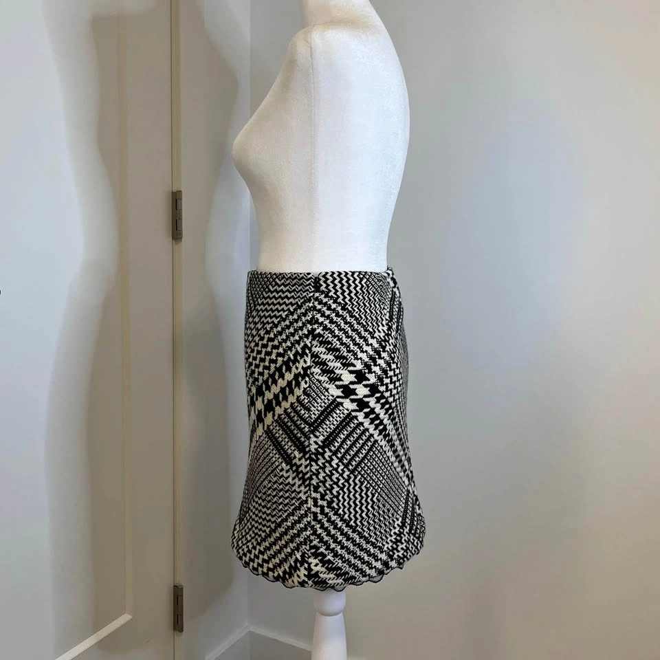 KENNETH COLE Patterned Tweed Wool Pencil Skirt - photo 2