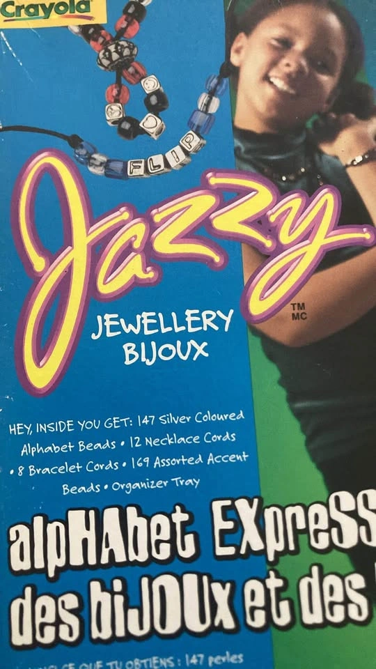 VINTAGE 1999 Crayola Jazzy Jewellery Box ALPHABET 90s - photo 2
