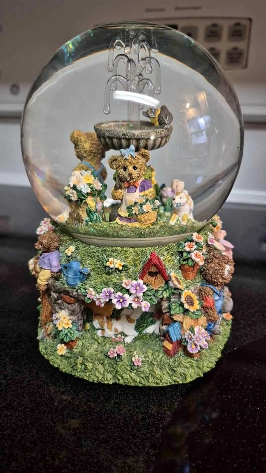 Water Globe Spins Inside and Out