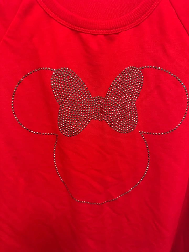 Disney Minnie Mouse Women’s Blinged Out Sweatshirt XL - photo 2