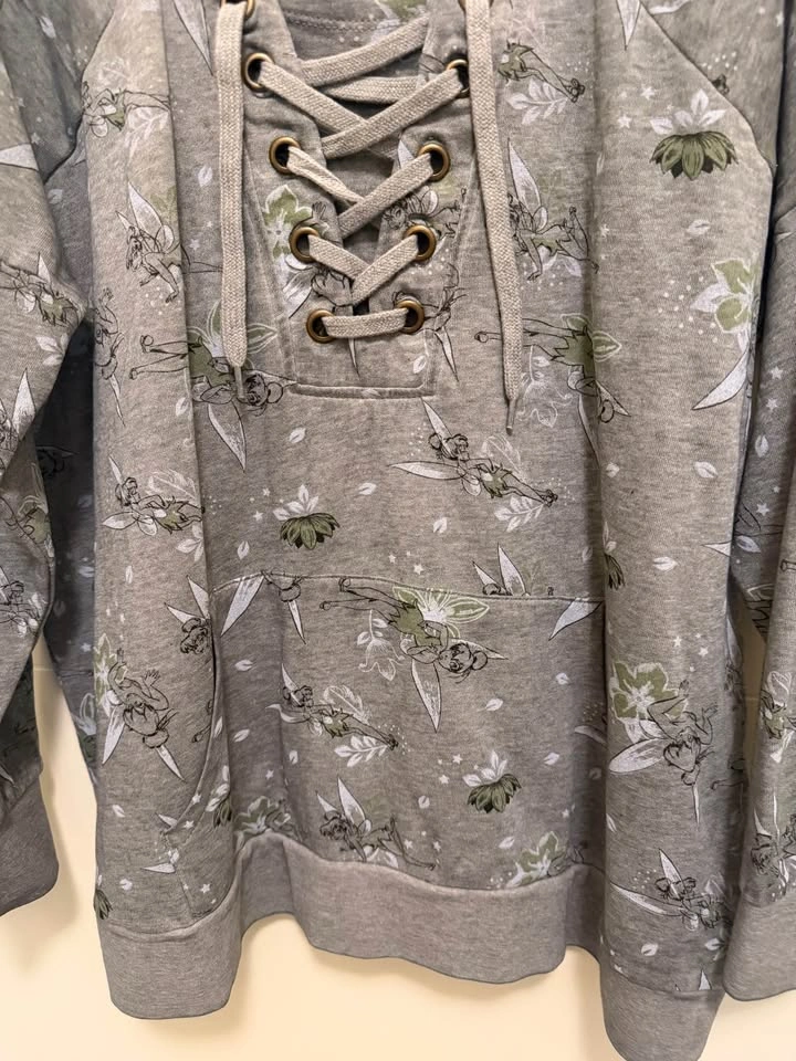 Torrid Disney Tinkerbell Lace Up Sweatshirt Size 1 (14-16) - photo 3
