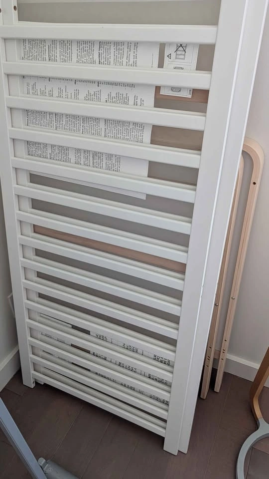 IKEA Crib with Mattress & Accessories - photo 4