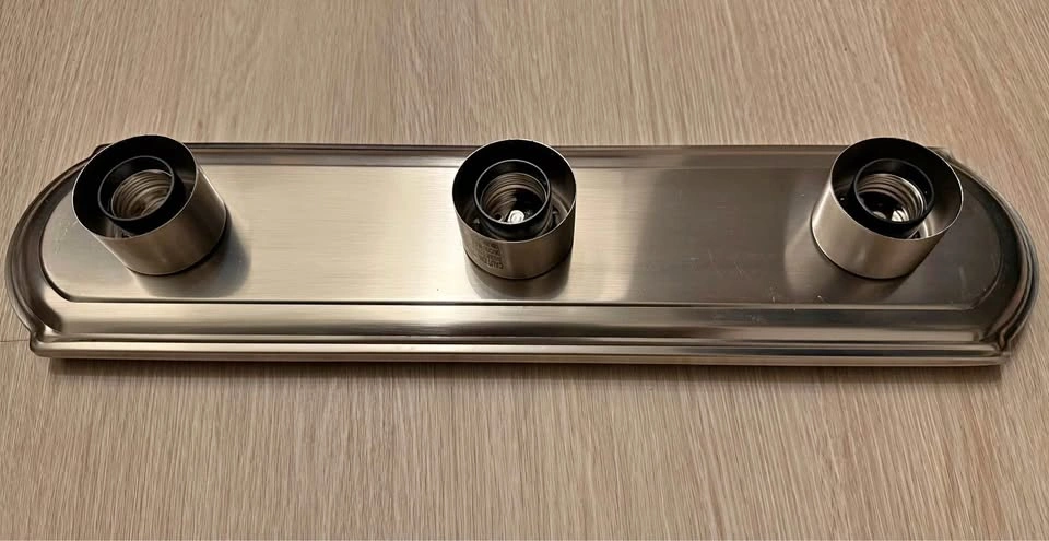 3-Light Vanity Fixture (Brushed Nickel Finish)