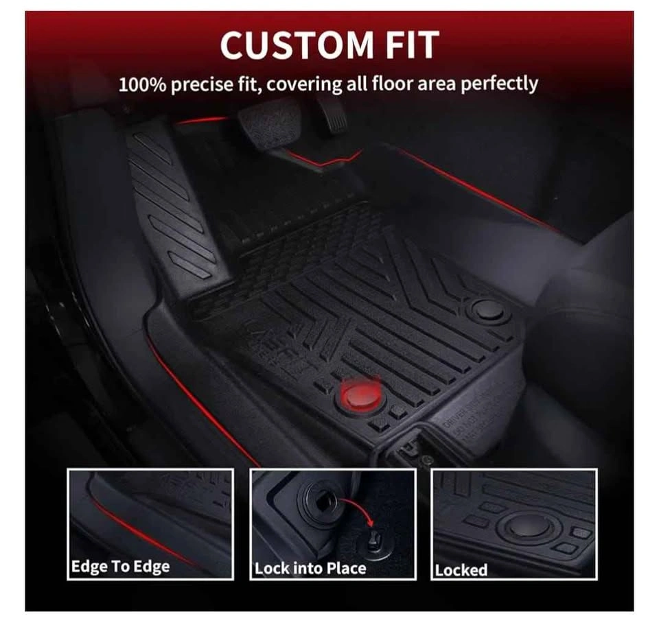 NEW All-Weather Floor Mats 2024-2026 Toyota Tacoma Double Cab - photo 2