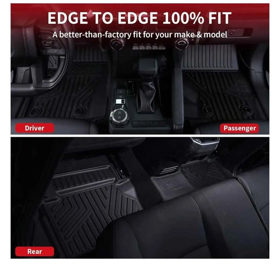NEW All-Weather Floor Mats 2024-2026 Toyota Tacoma Double Cab - photo 3