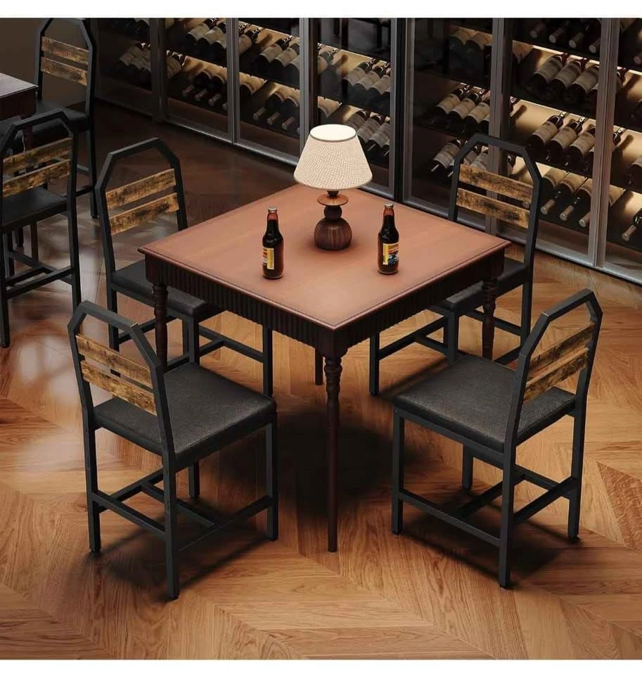 NEW 4-Piece Kitchen Chair Set - Upholstered Seat & Back Support - photo 3