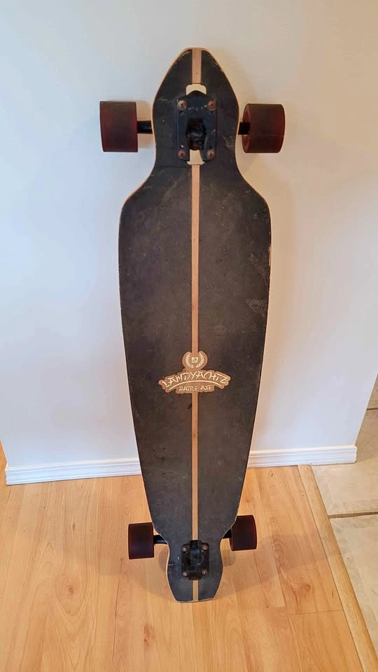 Landyachtz Battle Axe 40" Longboard - Bamboo/Maple Cruiser
