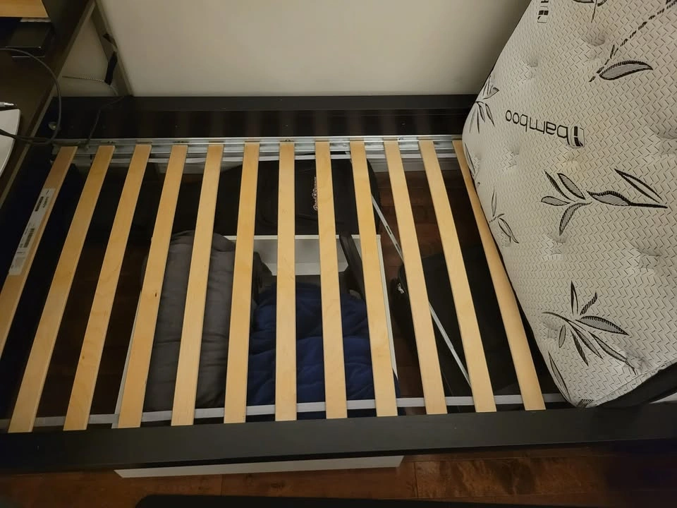 Twin Bed Frame + Bamboo Mattress - photo 3