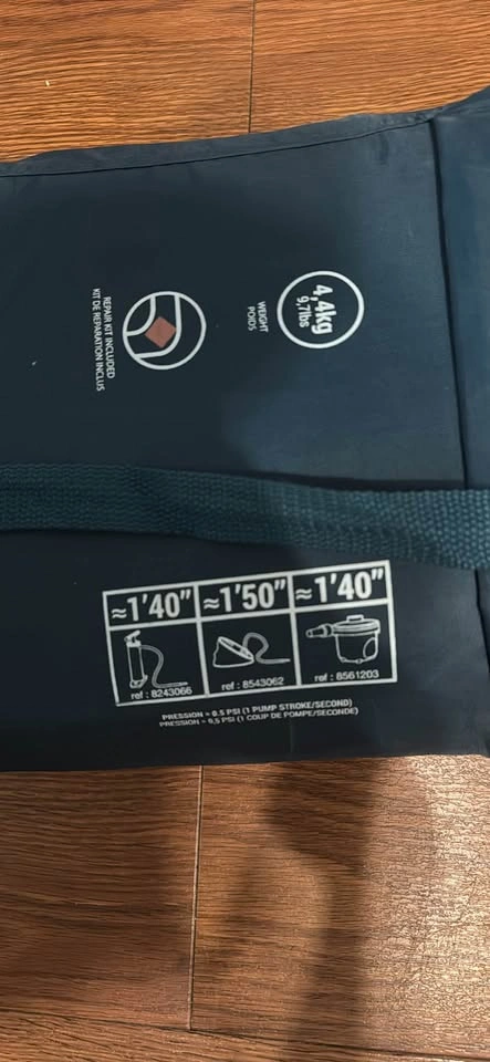 Decathlon Quechua Comfort Air Bed 140cm + Foot Pump (Moving Sale - photo 3