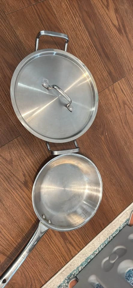 3ply Stainless Steel Pot & Pan Set (urgent moving sale) - photo 5