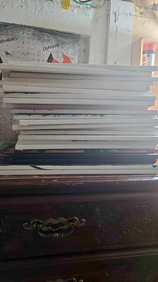 Bunch of used canvas (Not free)