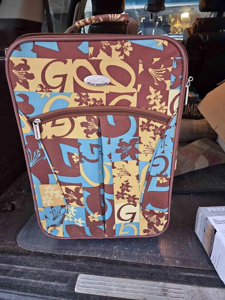 Wild Terrain Retro Rolling Soft Shell Carry On Suitcase