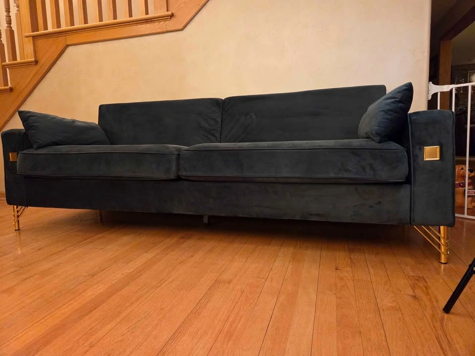 AWESOME HOLLYWOOD Regency Vintage. Style Sofa - photo 3
