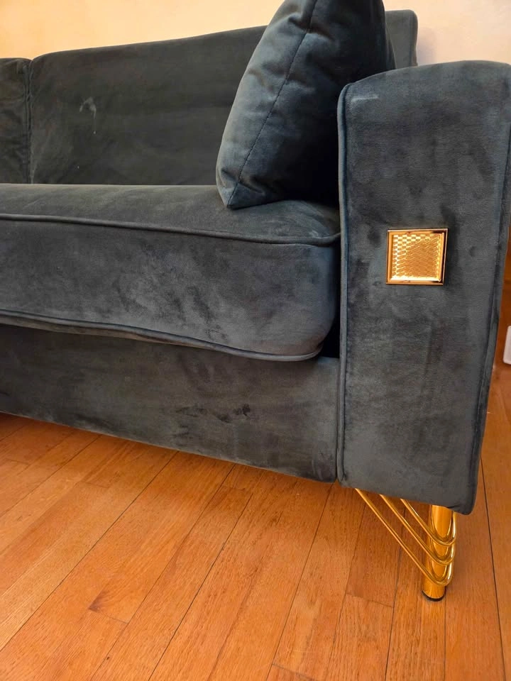 AWESOME HOLLYWOOD Regency Vintage. Style Sofa - photo 4