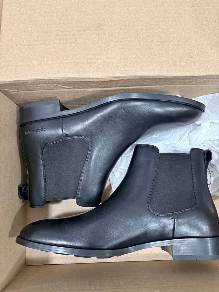 Cole Haan Mens Hawthorne Chelsea Boot 10.5 Black Water-Resistant