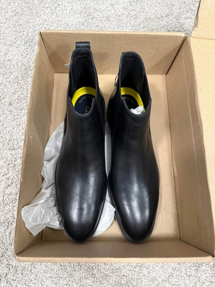 Cole Haan Mens Hawthorne Chelsea Boot 10.5 Black Water-Resistant - photo 5