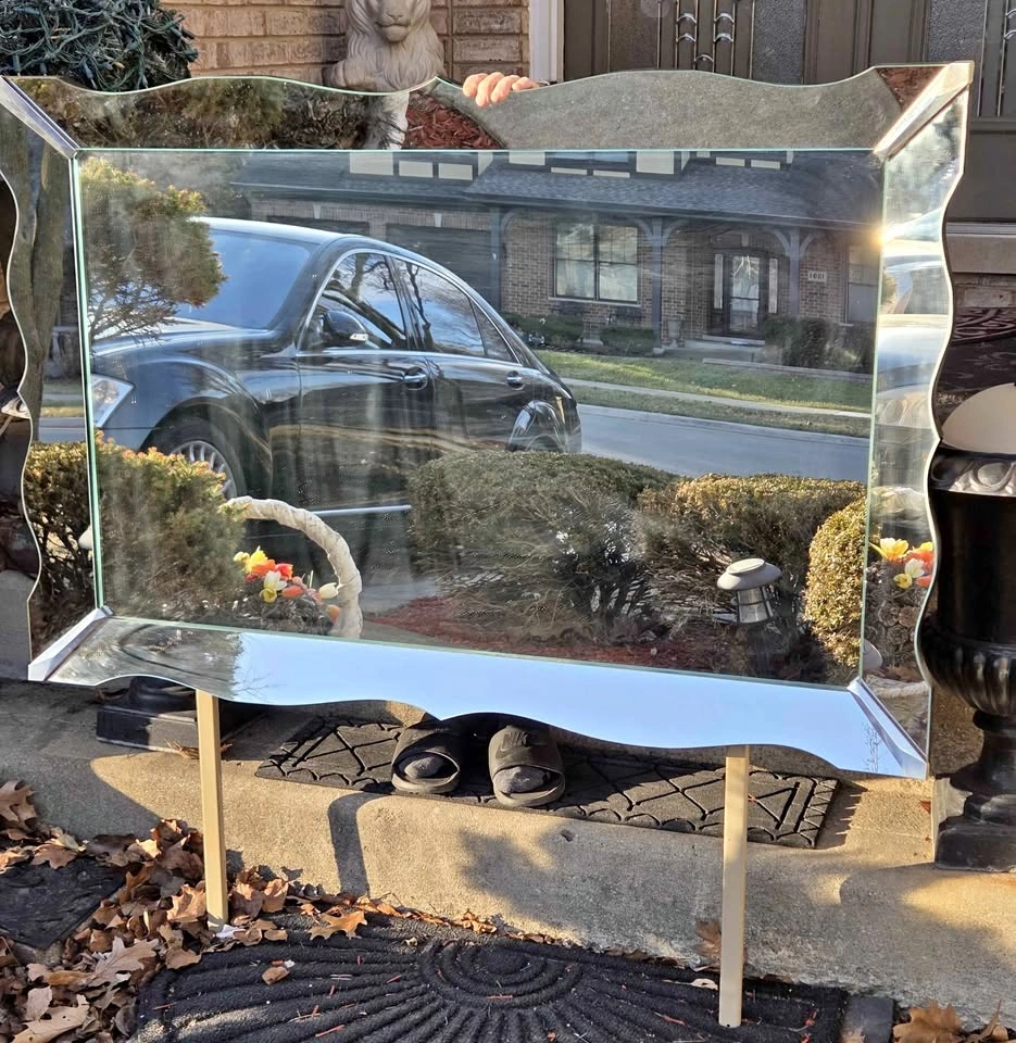 Ornate Mid Century Style Mirror from the 1950's