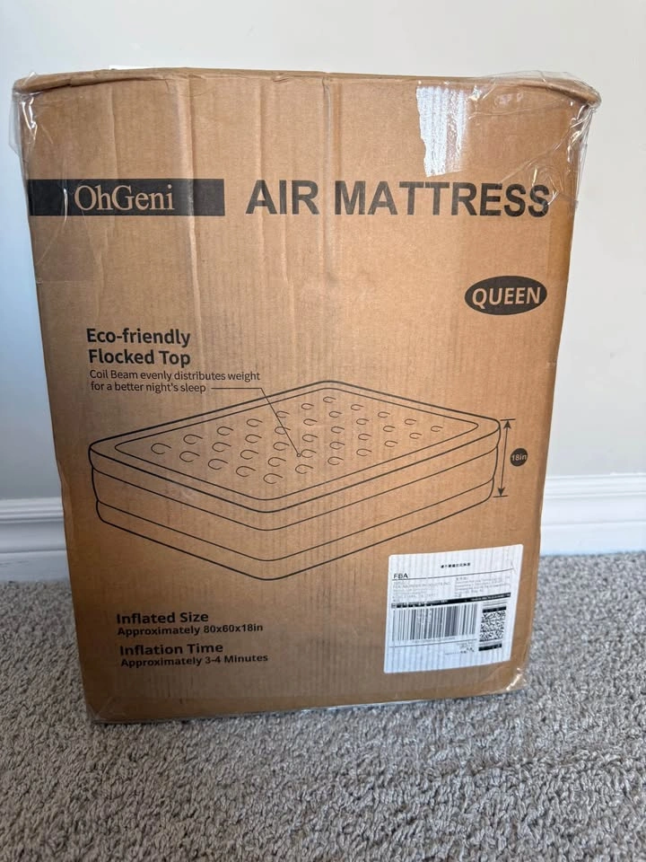 OhGeni Queen Air Mattress with Built-in Pump - photo 3