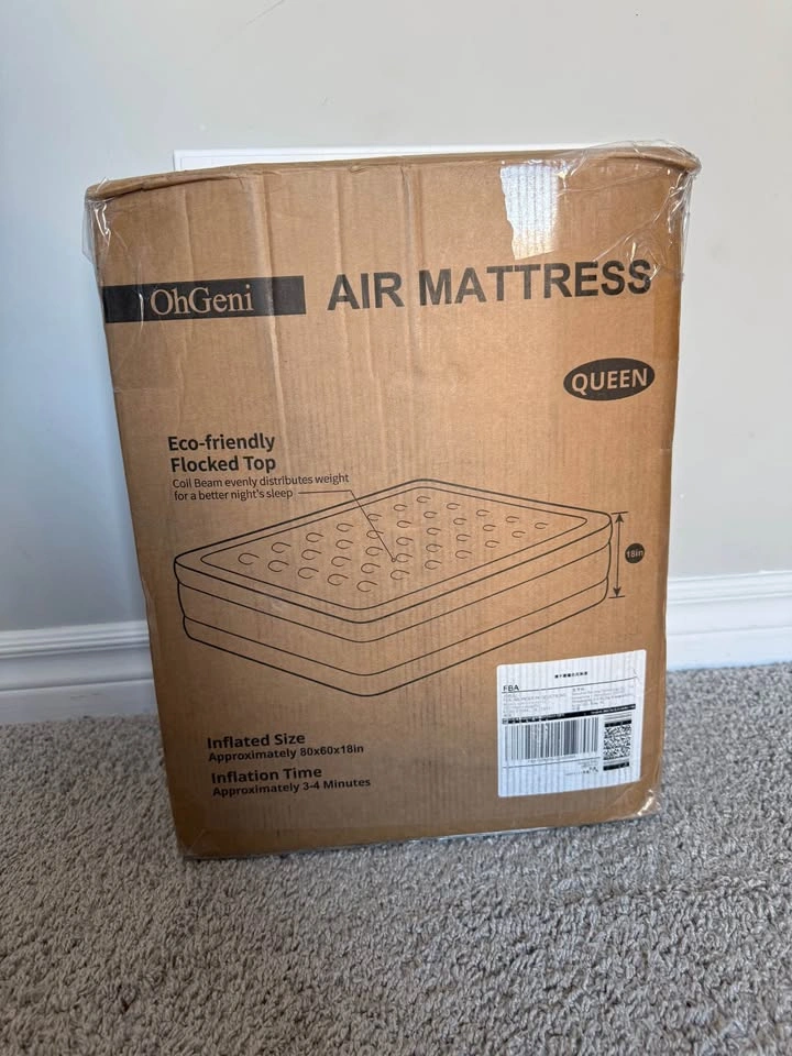 OhGeni Queen Air Mattress with Built-in Pump - photo 4