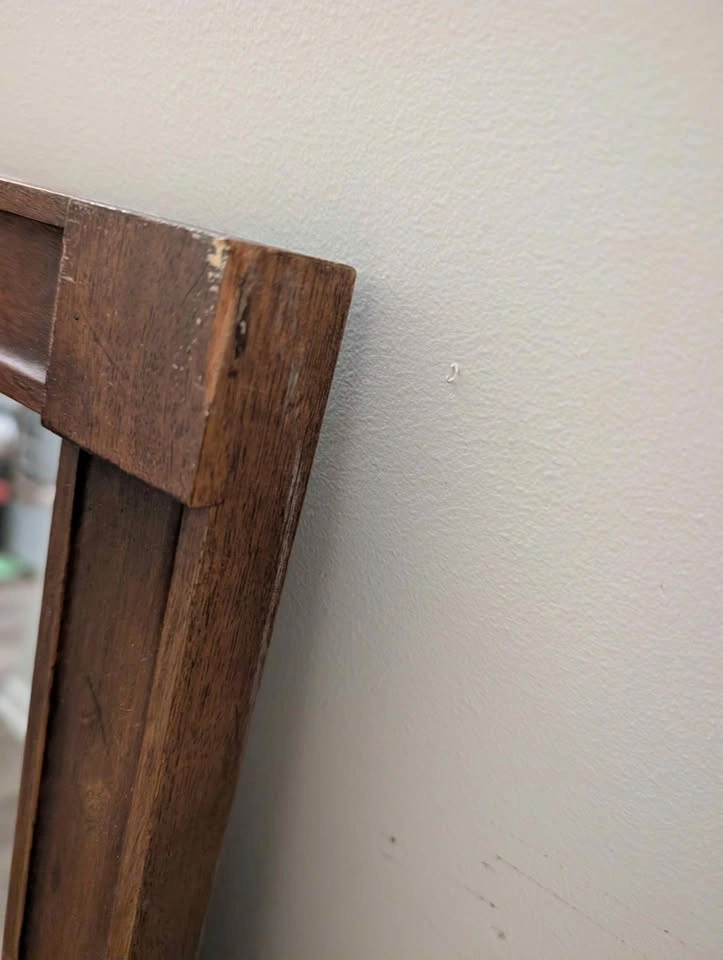 Large Solid Wood Antique Mirror - photo 4