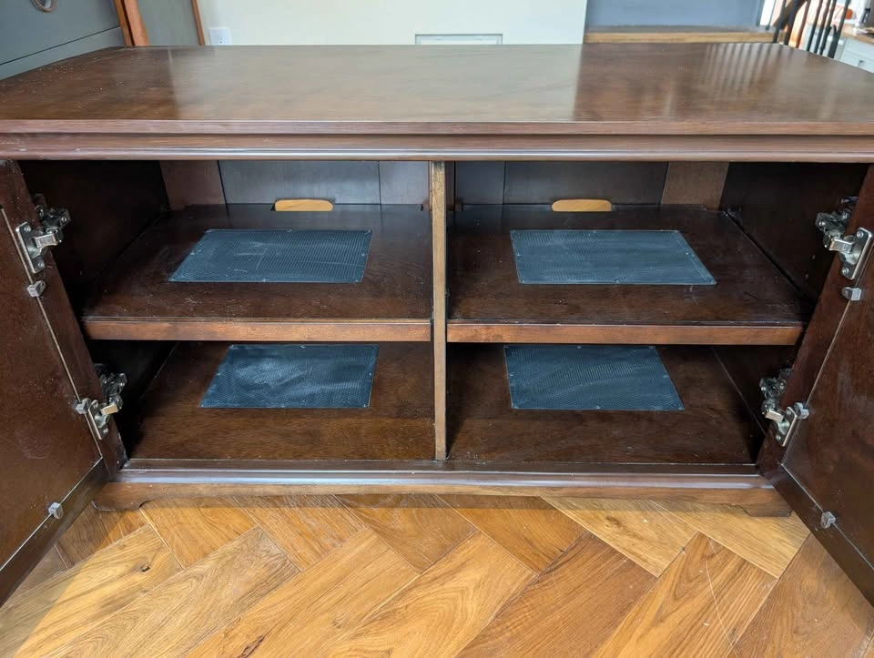 Dark brown TV stand / cabinet - photo 2