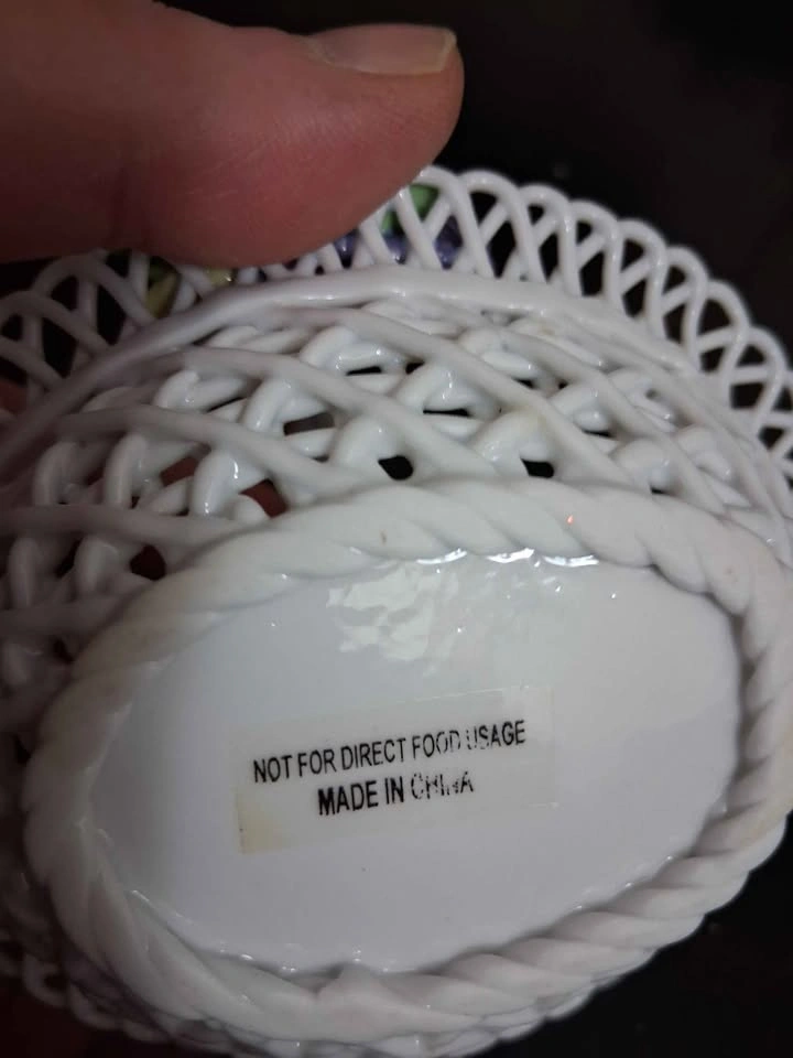 Decorative Ceramic Basket - photo 3