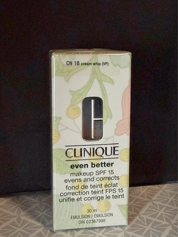 Clinique Even Better Foundation (CN 18 Cream Whip) – Brand New