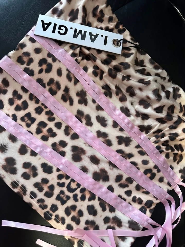 I AM GIA Arly Leopard Top - Size Large - photo 2