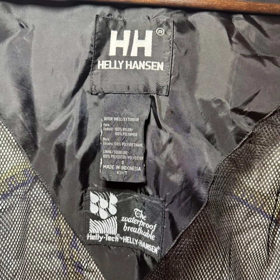 Vintage Helly Hansen Ski Jacket Purple Black Helly Tech 90s - photo 2