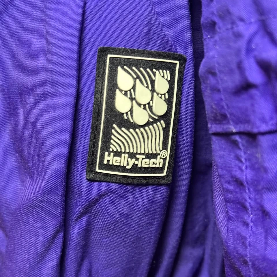 Vintage Helly Hansen Ski Jacket Purple Black Helly Tech 90s - photo 5