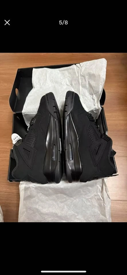 Jordan 4 Black Cat 2025 Size 9.5 New - photo 3