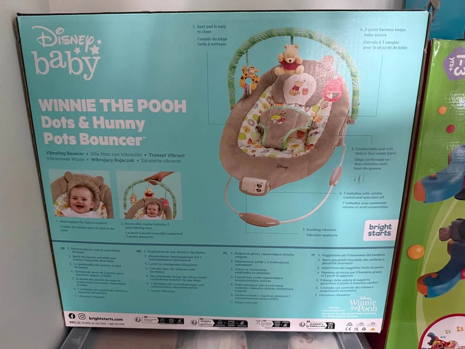 Disney Baby Bright Starts Winnie the Pooh Bouncer - photo 2